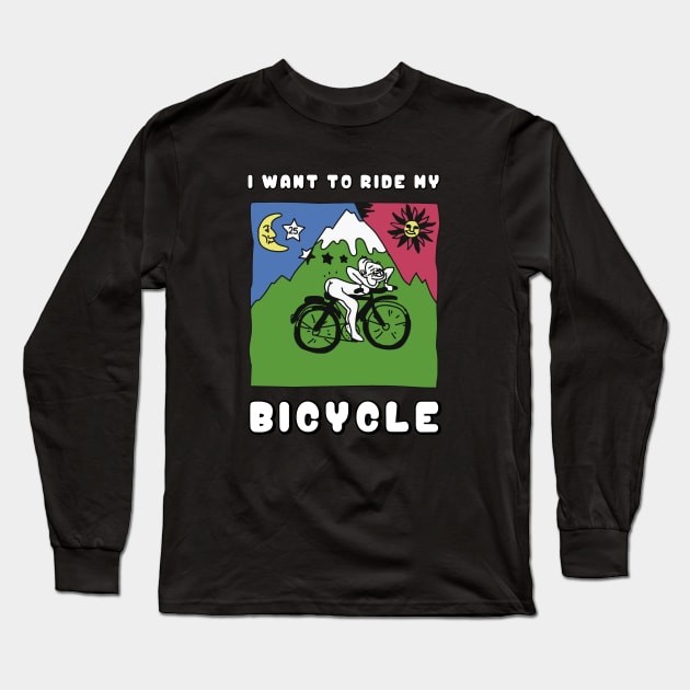 i want to ride my bicycle Long Sleeve T-Shirt by tdK